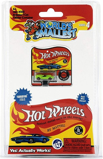 La serie de Hot Wheels más pequeña del mundo 4 - TURBOFIRE (1969) (UPC: 854941007594)
