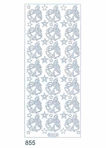 Deco Stickers - Bells with Holly-1