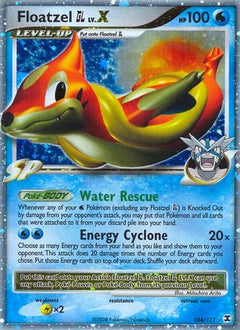 Floatzel GL Lv.X/111 - Rising Rivals Holofoil-1