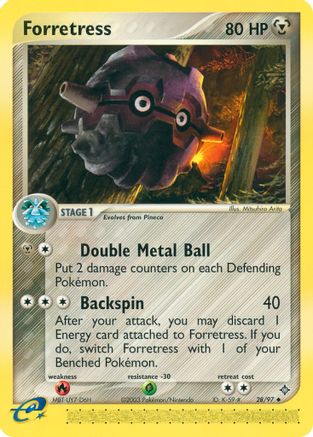Forretress/97 - Dragon Reverse Holofoil