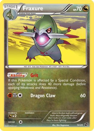 Fraxure (14)/20 - Dragon Vault Holofoil-1