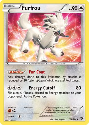 Furfrou/146 - XY Base Set Reverse Holofoil-1