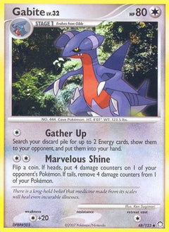 Gabite 48/123 - Mysterious Treasures Reverse Holofoil-1