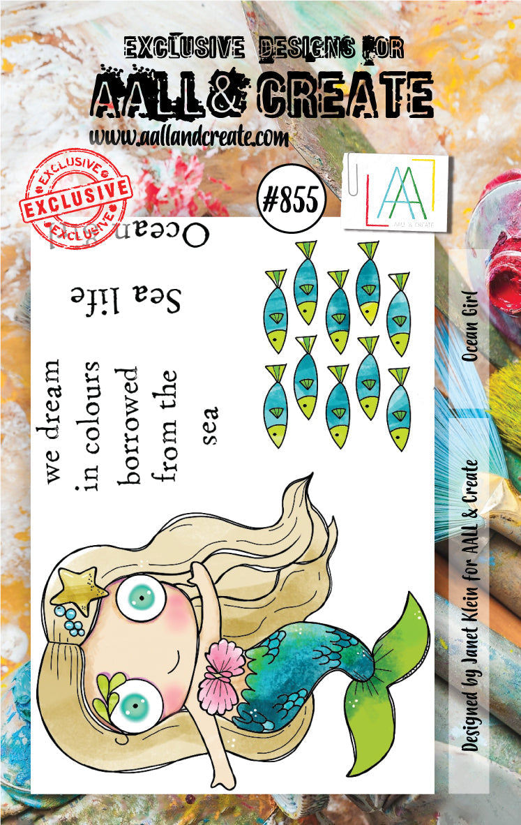 AALL and Create Stamp Set - 855 - Ocean Girl-1