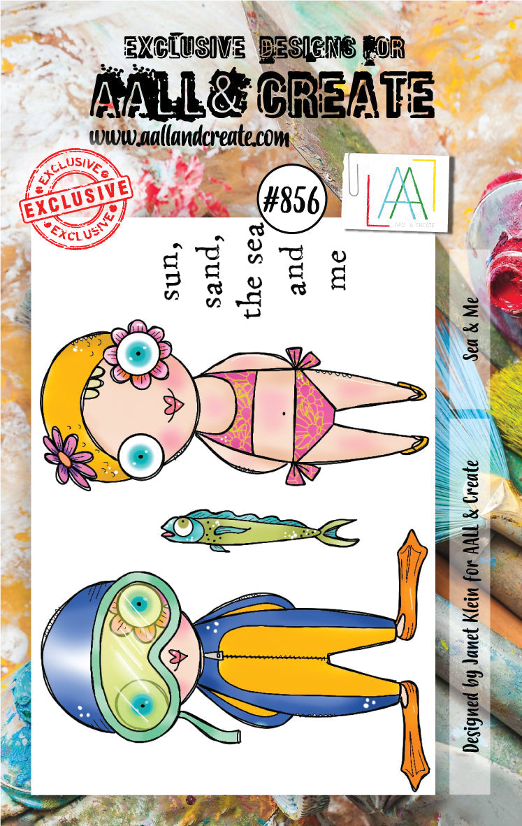 AALL and Create Stamp Set - 856 - Sea & Me-1