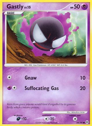 Gastly (64) 64/99 - Arceus Reverse Holofoil-1