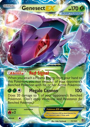 Genesect EX (Team Plasma)/101 - Plasma Blast Holofoil-1