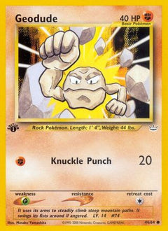 Geodude 44/64 - Neo Revelation 1st Edition-1