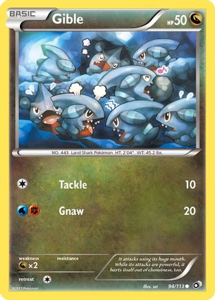 Gible 94/113 - Legendary Treasures-1