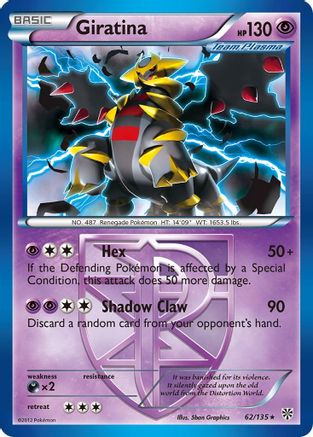 Giratina (Team Plasma) 62/135 - Plasma Storm-1