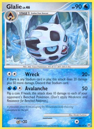Glalie/99 - Arceus Reverse Holofoil-1