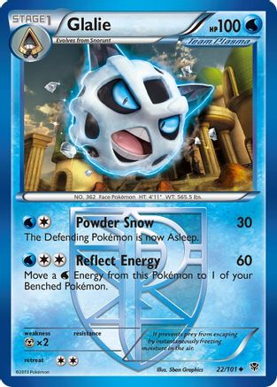 Glalie (Team Plasma) 22/101 - Plasma Blast Reverse Holofoil-1