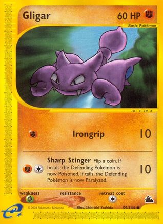 Gligar/144 - Skyridge Reverse Holofoil-1