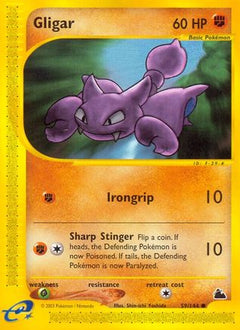 Gligar/144 - Skyridge Reverse Holofoil-1