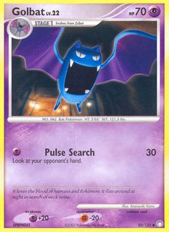 Golbat/123 - Mysterious Treasures Reverse Holofoil-1