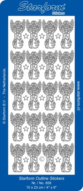 Deco Stickers - Small Angels-1