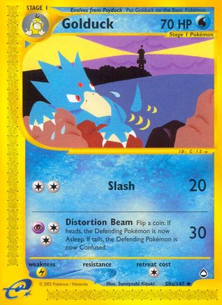Golduck (50a)/147 - Aquapolis-1