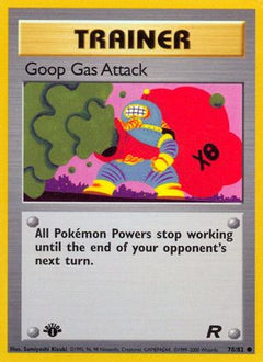 Goop Gas Attack 78/82 - Team Rocket 1st Edition-1
