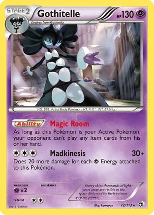 Gothitelle 72/113 - Legendary Treasures Reverse Holofoil-1