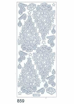 Deco Stickers - Christmas Trees-1