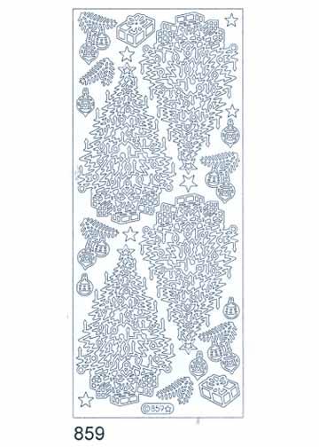 Deco Stickers - Christmas Trees-1