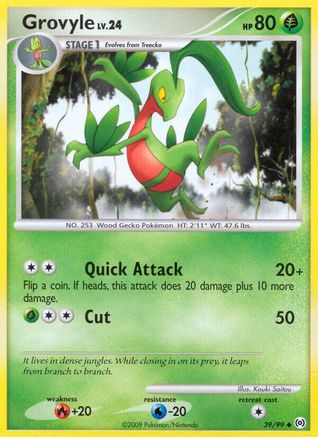Grovyle (39) 39/99 - Arceus Reverse Holofoil-1