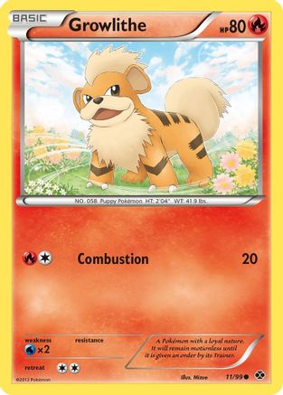 Growlithe (11) 11/99 - Next Destinies-1