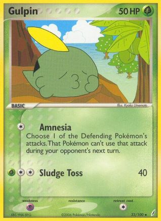 Gulpin 33/100 - Crystal Guardians-1