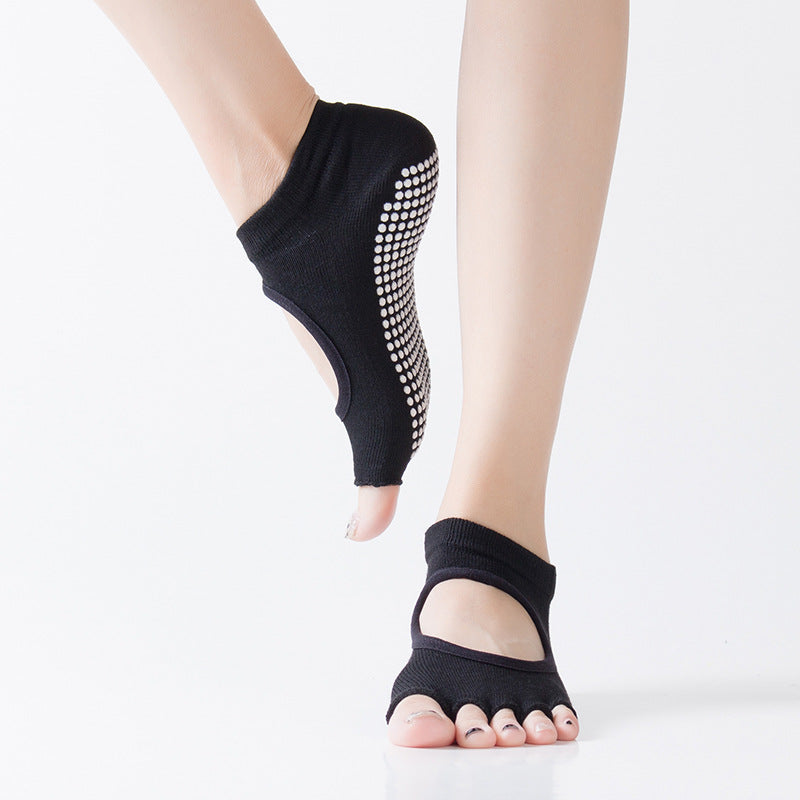 Sports Yoga Toe-Separating Fitness Socks – Non-Slip Performance Socks-3
