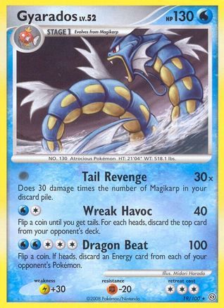 Gyarados 19/100 - Stormfront Reverse Holofoil-1