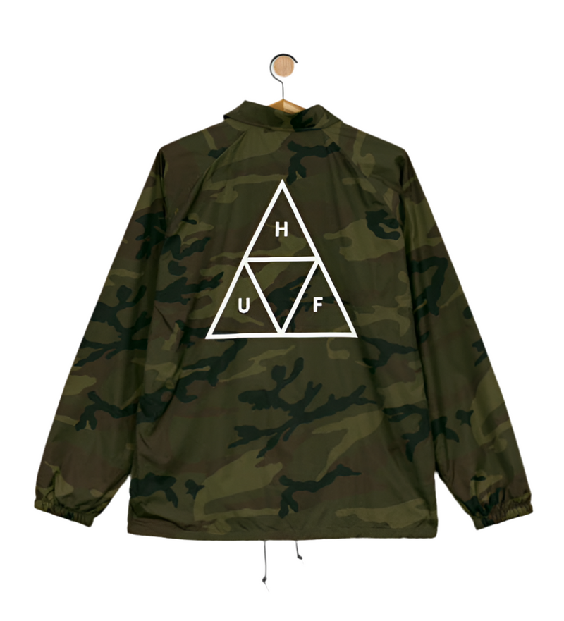 HUF 'Triple Triangle' Windbreaker - Camo-2