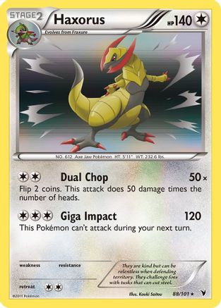 Haxorus/101 - Noble Victories Reverse Holofoil-1