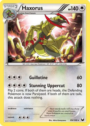 Haxorus/108 - Dark Explorers Holofoil-1