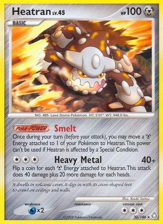Heatran (30)/146 - Legends Awakened Reverse Holofoil-1