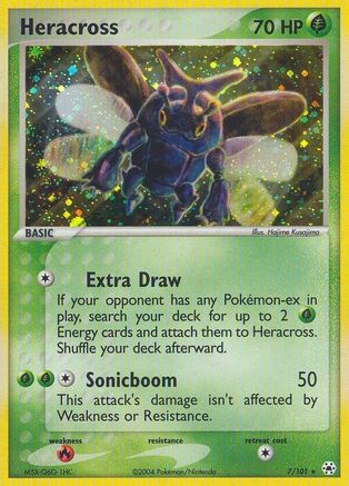 Heracross 7/101 - Hidden Legends Reverse Holofoil-1