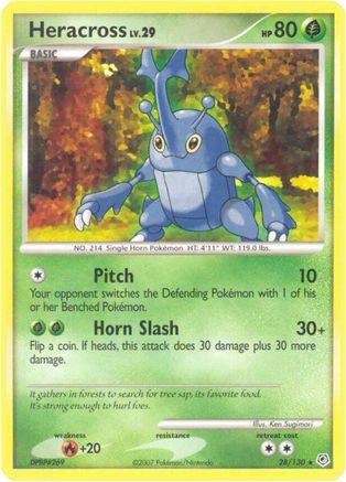 Heracross/130 - Diamond and Pearl Reverse Holofoil-1
