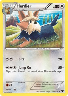 Herdier 109/146 - XY Base Set-1