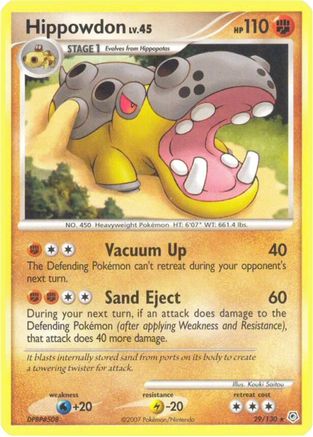 Hippowdon/130 - Diamond and Pearl Reverse Holofoil-1