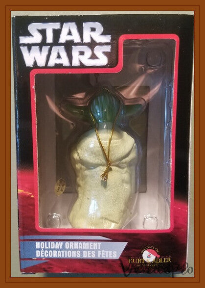 Star Wars Holiday Ornament – Yoda (Kurt S. Adler, Resin, UPC: 086131639821)