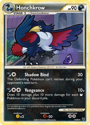 Honchkrow (16) 16/90 - Undaunted-1
