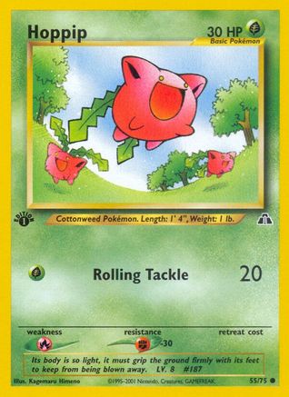 Hoppip 55/75 - Neo Discovery 1st Edition-1