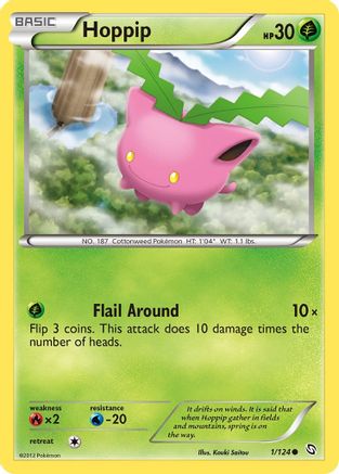 Hoppip/124 - Dragons Exalted Reverse Holofoil-1