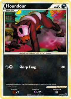 Houndour (53) 53/90 - Undaunted Reverse Holofoil-1