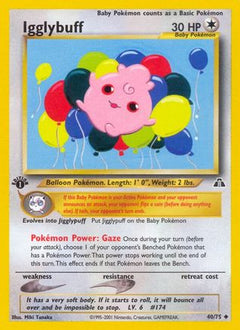 Igglybuff 40/75 - Neo Discovery 1st Edition-1