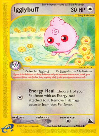Igglybuff/144 - Skyridge Reverse Holofoil-1