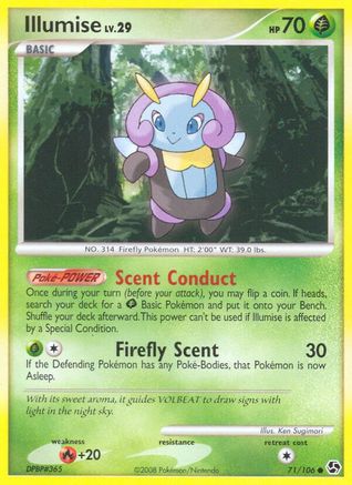 Illumise/106 - Great Encounters Reverse Holofoil-1