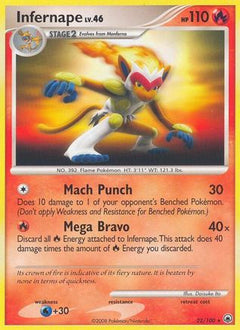 Infernape/100 - Majestic Dawn Reverse Holofoil-1