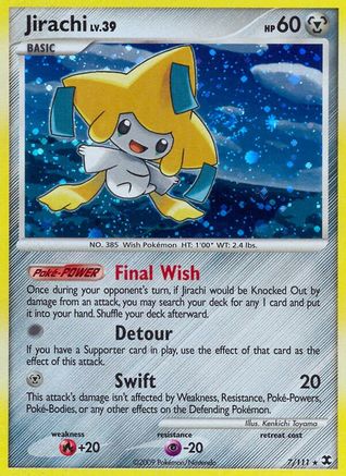 Jirachi/111 - Rising Rivals Holofoil-1
