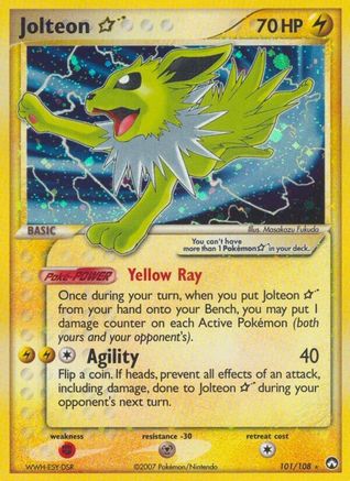 Jolteon Star/108 - Power Keepers Holofoil-1