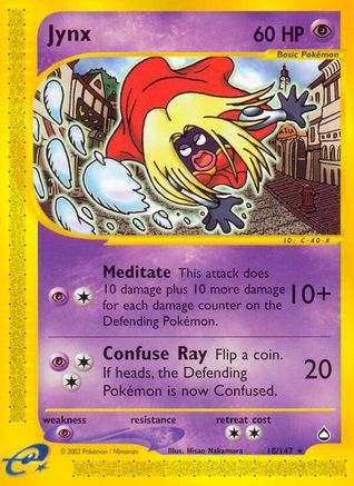 Jynx/147 - Aquapolis Reverse Holofoil-1